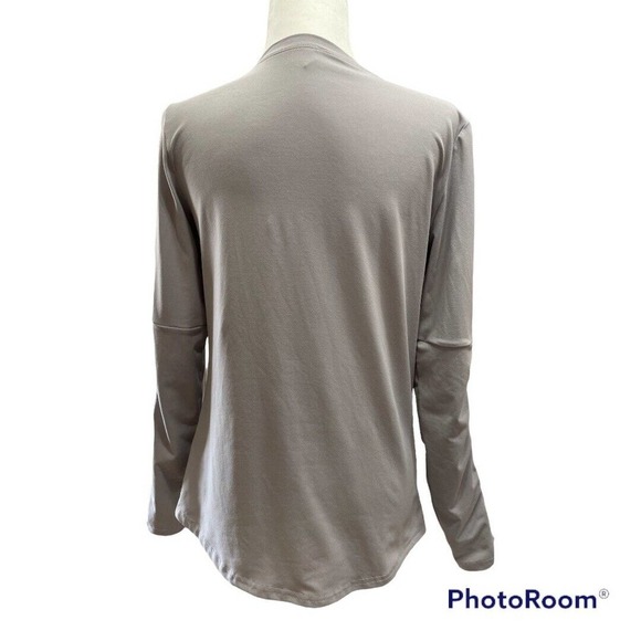 Fabletics Women's Cashel Cinch Long Sleeve Light Workout Top Gray Size Small - Picture 3 of 8